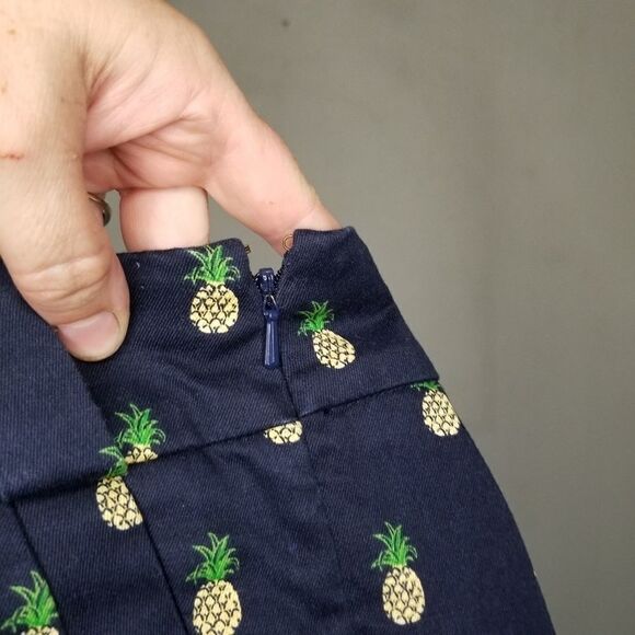J Crew side zip pineapple shorts summer beach vaca - Picture 4 of 4